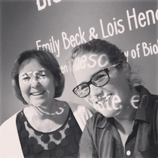 Lois Hendrickson and Emily Beck