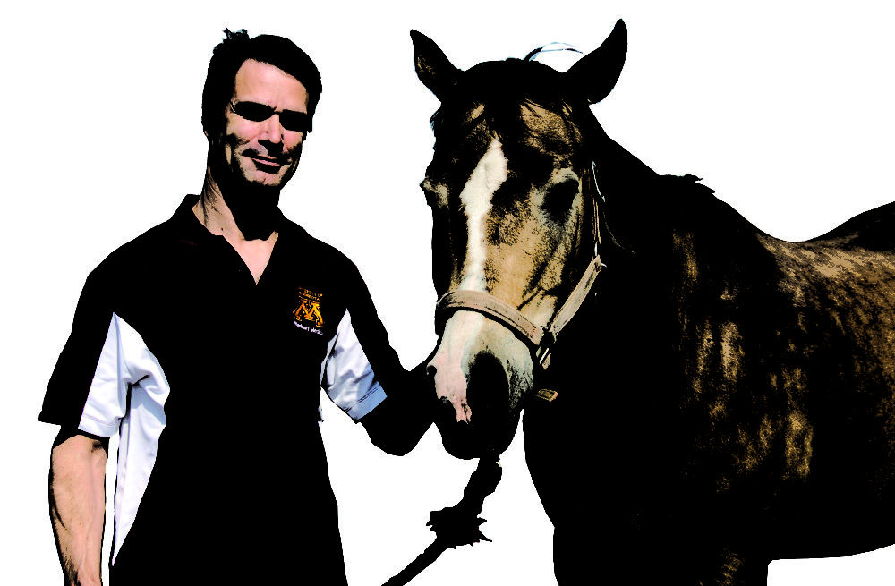 Andre Nault with horse