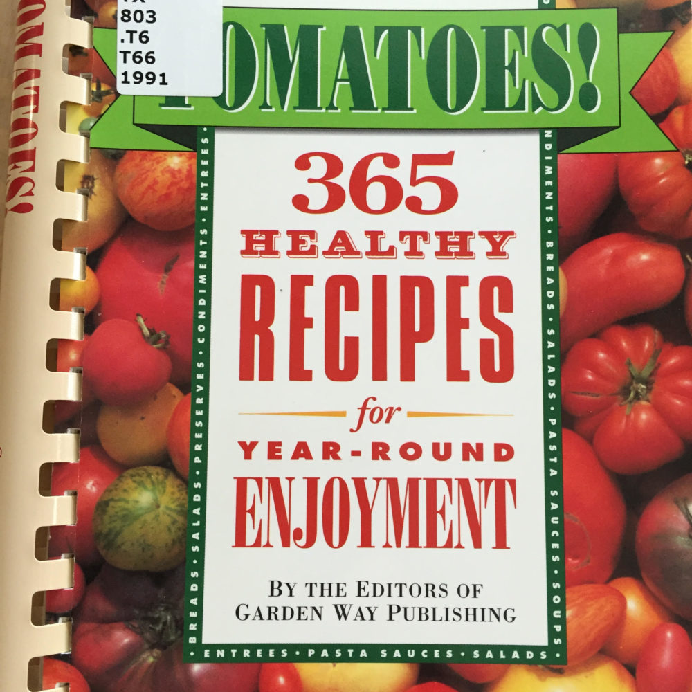 tomato cook book