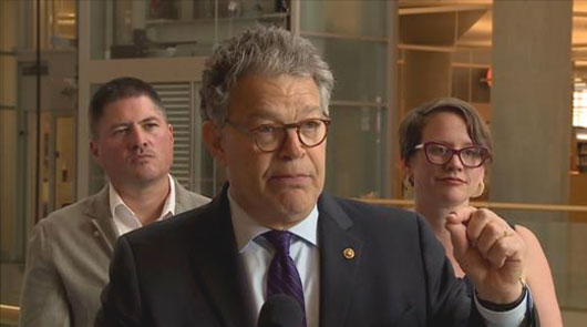 Megan Kocher and Al Franken