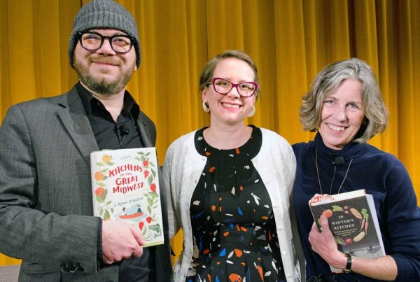 J. Ryan Stradal, Megan Kocher, and Beth Dooley