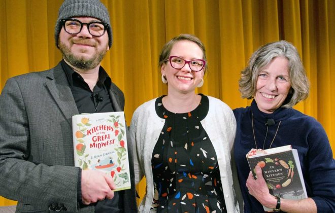 J. Ryan Stradal, Megan Kocher, and Beth Dooley