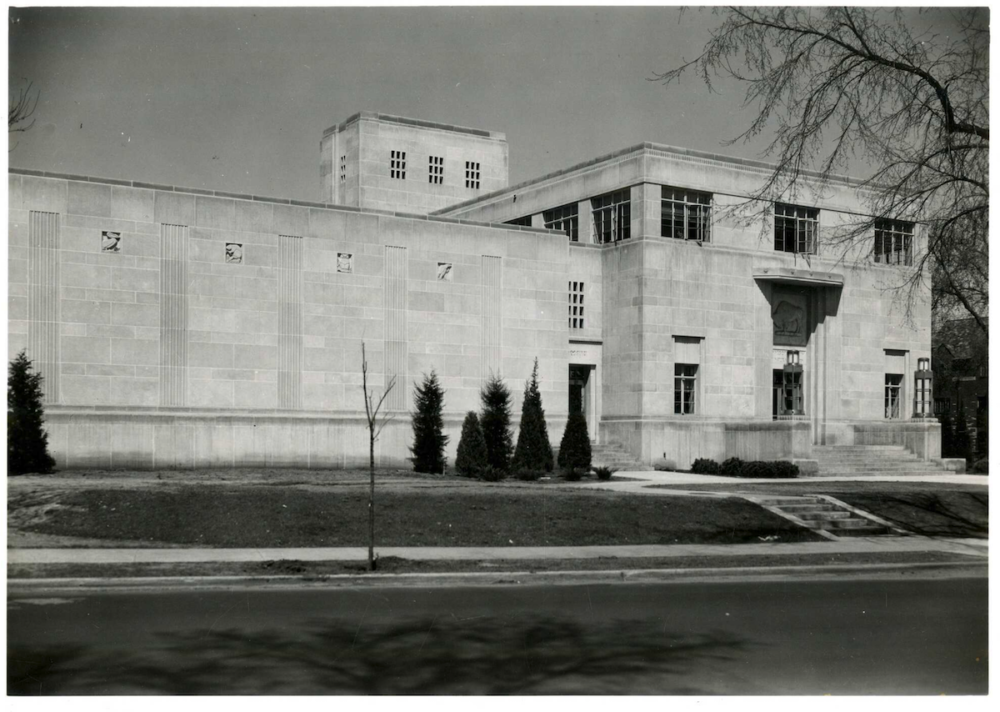The James Ford Bell Museum of Natural History on Church Street, Minneapolis, 1940.