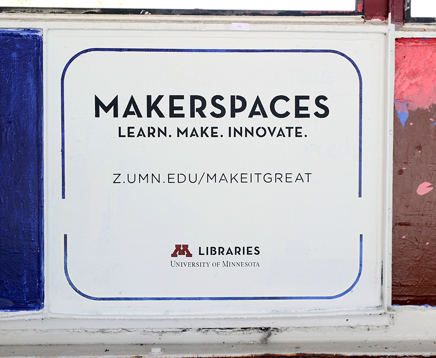 Final "Paint the Bridge" panel for the University Libraries.