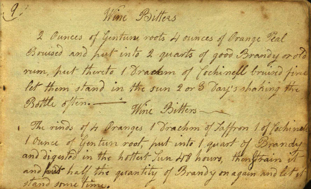 Recipe book (Wangensteen Historical Library)