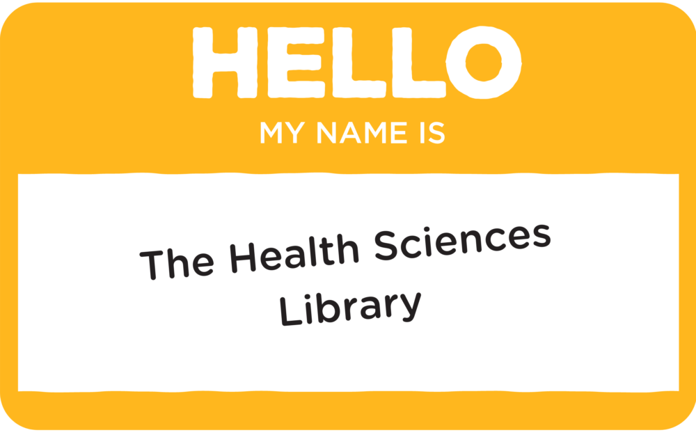 Health Sciences Library Nametag