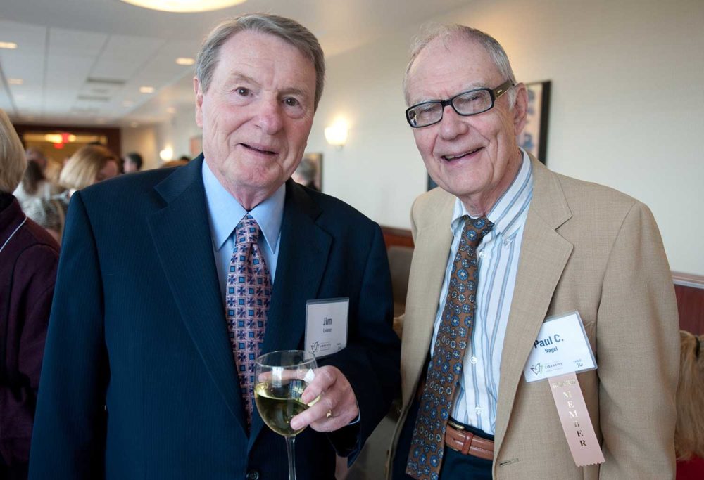 Jim Lehrer with Paul Nagel