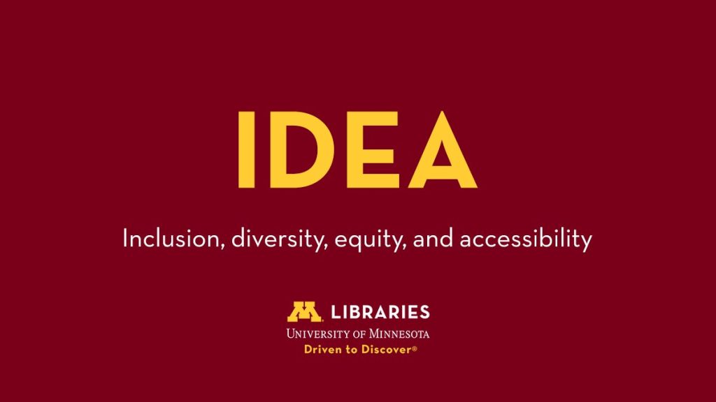 Inclusion, diversity, equity, and accessibility