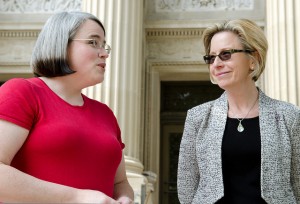 Nancy Sims and Ann Hill Duin