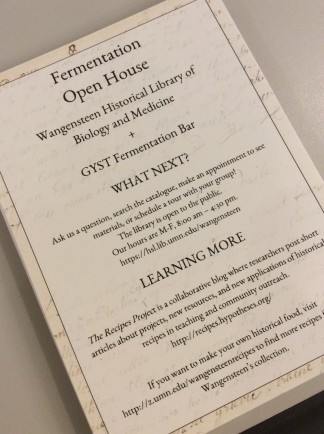 Fermentation Open House