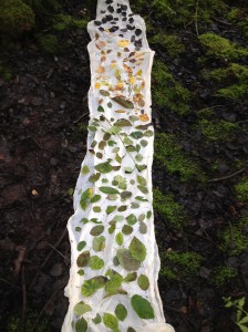 Photo of fiber art by Moira Bateman