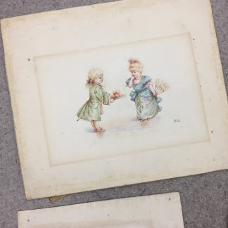 Kate Greenaway watercolor