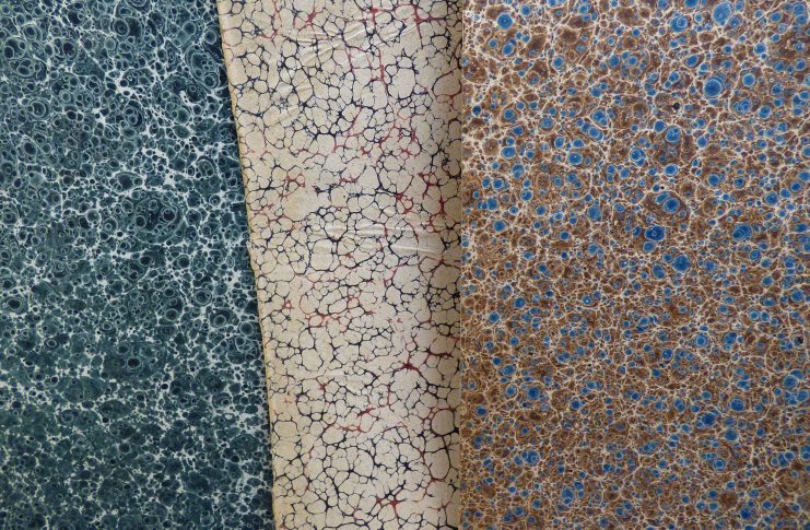 Marbling effect