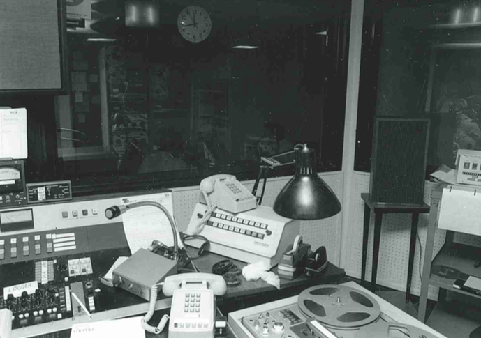 Station studio, circa 1980s