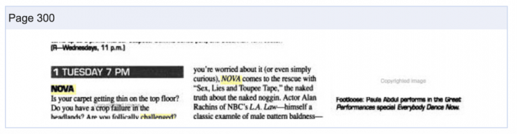 'Scene' publication snippet