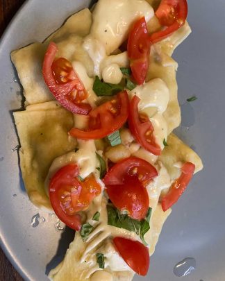Ravioli made by Annie