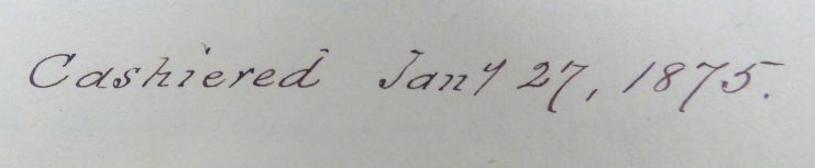 Notations in The Official Army Register 