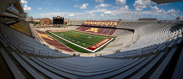 TCF Bank Stadium. Image courtesy of University Relations Photo Library (photo taken July 10, 2009).