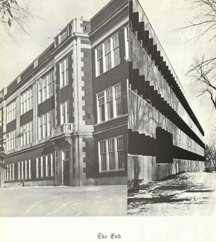 "The End" from the 1968 Bisbila yearbook.