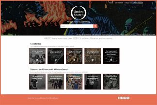 Umbra Search home page