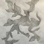 curly drawing by Annie Hoffman