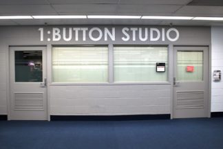 Photo of the 1:Button Studio in the Bio-Medical Library.