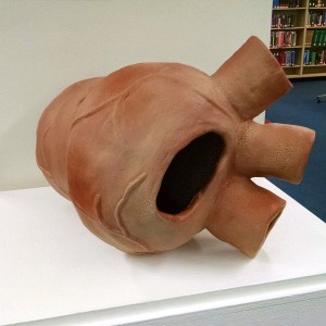 Art @ Bio-Med, image of heart sculpture