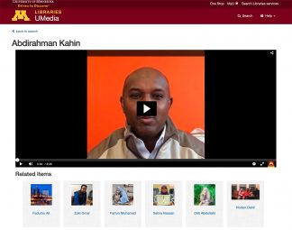 Immigrant Stories on the Libraries' UMedia Website