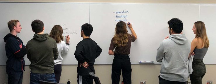 Writing on the White Board