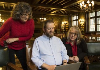 Mary Schoenborn, Frank Sayre and Caroline Lilyard