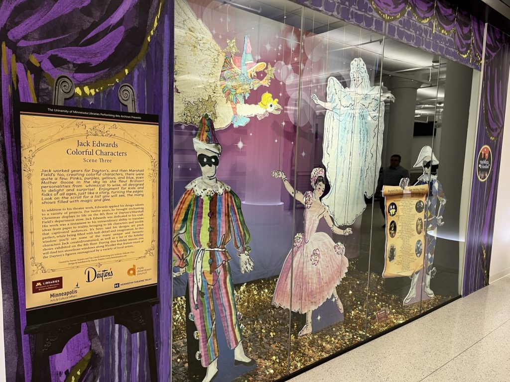 Jack Edwards' Colorful Characters display.