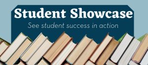 Banner for Wangensteen's student success showcase exhibit