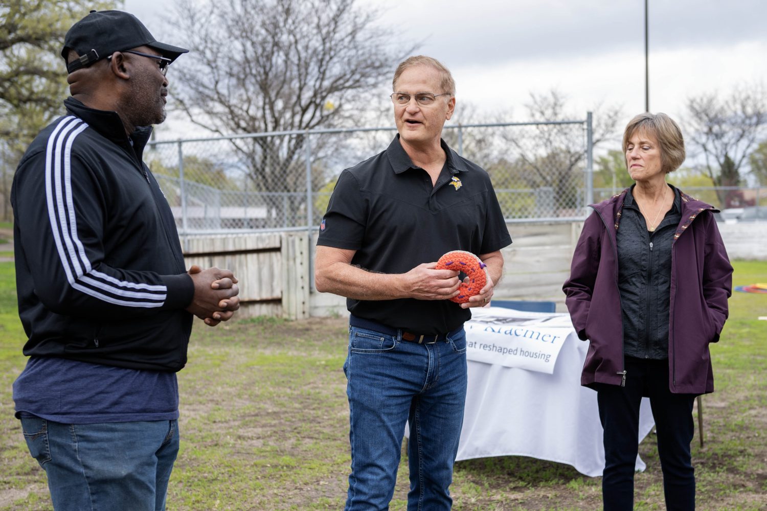 Bill Blonigan, the mayor of Robbinsdale, talks about the legacy of the Sanborn family and racial covenants in Robbinsdale on Friday, May 3, 2024. (Photo/Adria Carpenter)