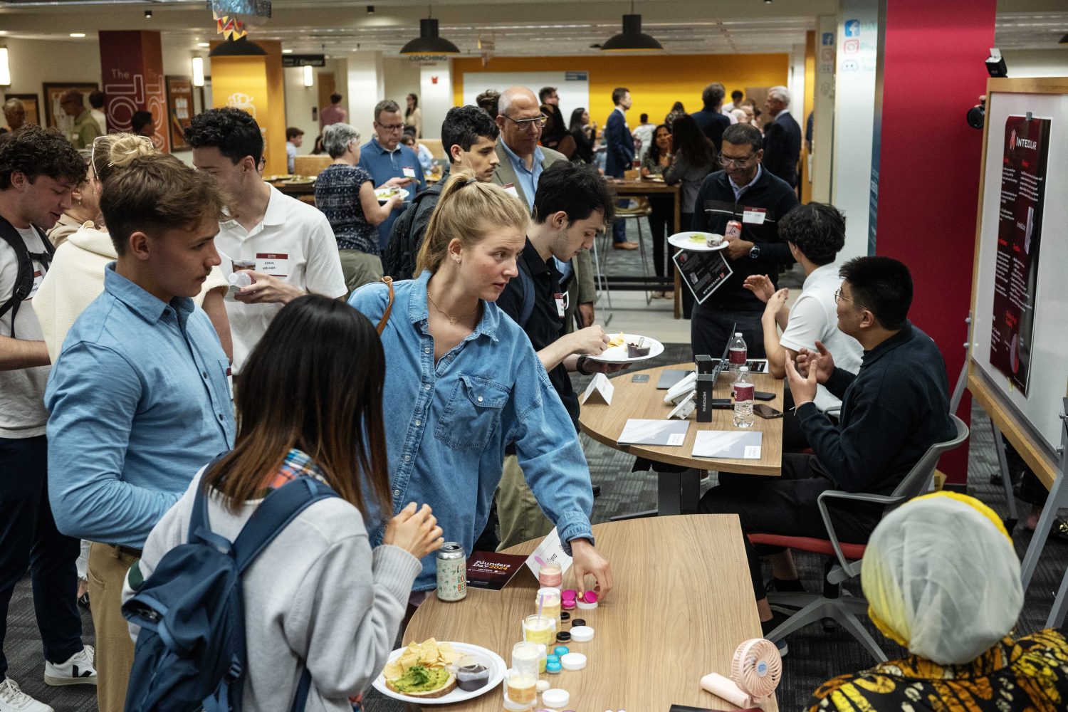 Students particpate in the Minimum Viable Product Challenge, as well as the student showcase and investor panel, for Founder's Day at Walter Library on Wednesday, May 8, 2024. (Photo/Adria Carpenter)