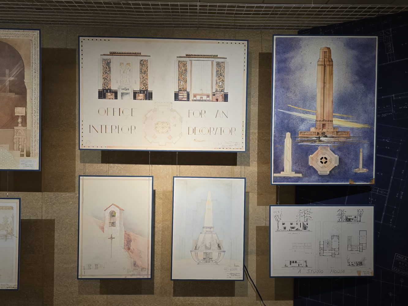 Gallery posters in the Making Room exhibit