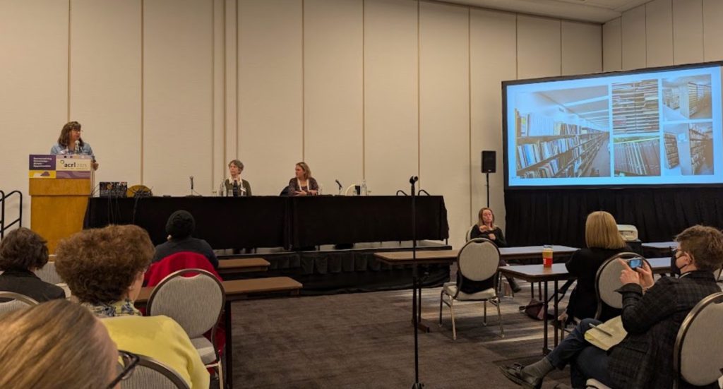 Panel session at ACRL conference