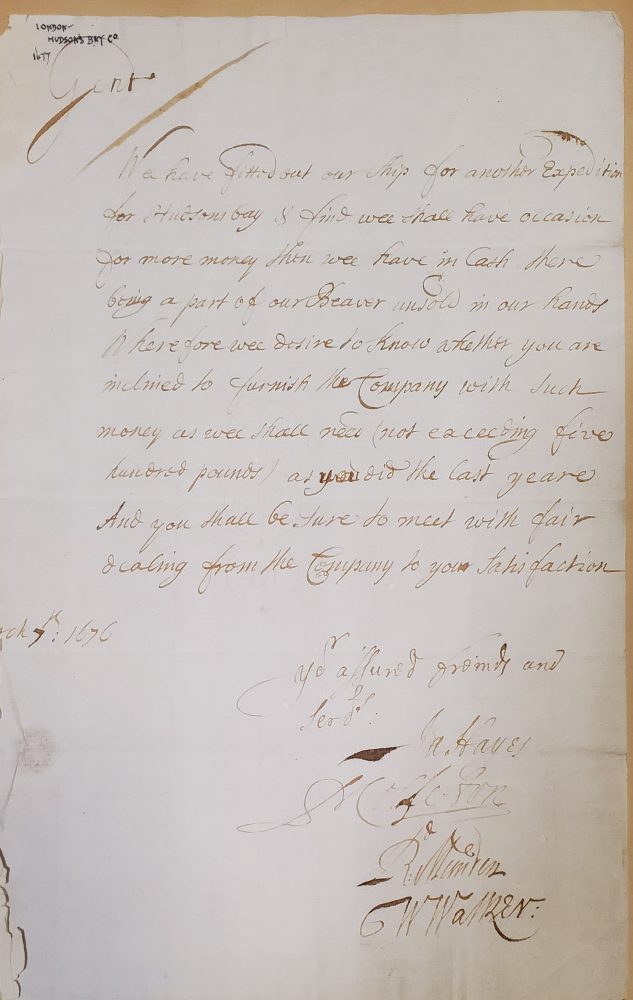 17th century manuscript page