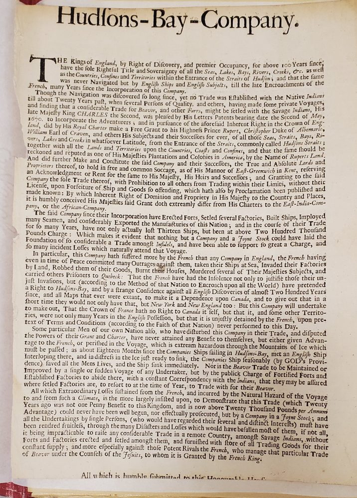 Printed broadside sheet.