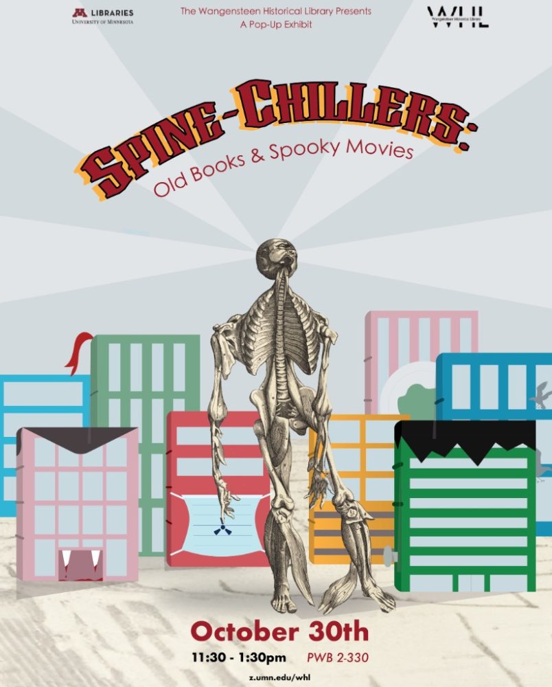 Spine-Chillers Halloween pop up logo.