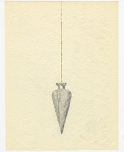 plumb line illustration by Harriet Bart
