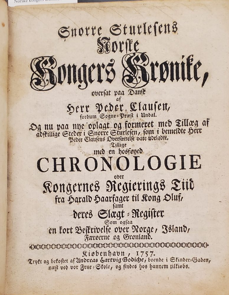 Image of the title page of an old book.